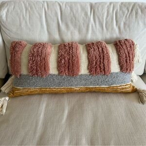 Anthropologie tufted throw pillow